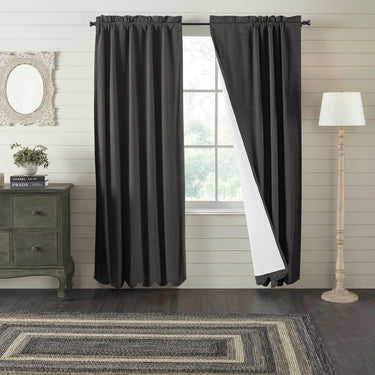 Kettle Grove Plaid Scalloped Blackout Panel 84x40 VHC Brands - The Fox Decor